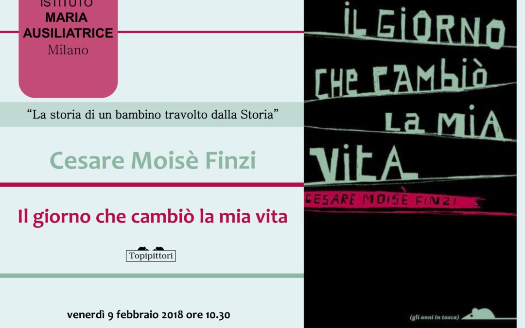 Incontro con l’autore Cesare Moisè Finzi