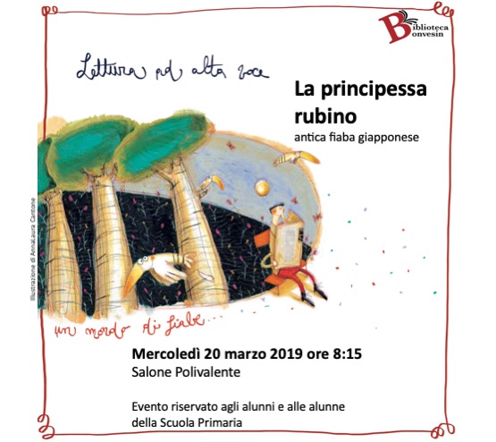 Lettura Ad Alta Voce: La Principessa Rubino, una antica fiaba giapponese