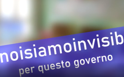#noisiamoinvisibili per questo governo
